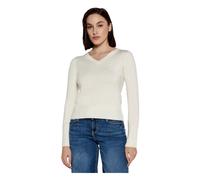 Guess, ,Knitwear ,Donna ,Bianco ,L V-neck Knitwear