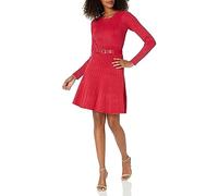 GUESS Vestito Midi Rib Pleated Paige W2BK29Z2YJ2 Rosso L