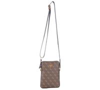 Guess Vezzola Eco 4G Logo Mini Borsa A Tracolla In Marrone Cioccolato