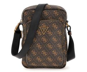 GUESS Vezzola Eco Crossbody Double Brown/Ochre