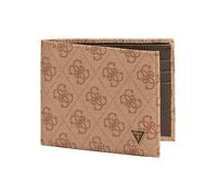 GUESS Vezzola Smart Bifold, Bi-Fold Wallet Men's, Beige/Brown, 12.4 x 9.8 x 2 cm