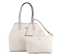 GUESS borsa shopper Victtoria 2 in 1 Tote Stone Logo avorio