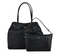 GUESS borsa shopper Victtoria 2 in 1 Tote Black Logo nero