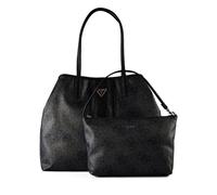 Guess Victtoria Large 2 in 1 Tote - Borsa shopper 40 cm (coal logo) nero