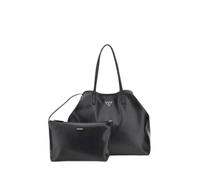 Guess Eco Vittoria - Borsa shopper L con pochette estraibile 40 cm (black)