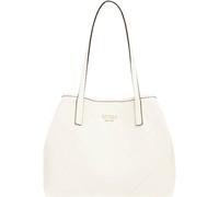 GUESS Vikky Metallo Oro Logo Donna Borsa IN Panna