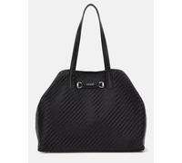 Guess Vikky II Grande Borsa Tote 2 In 1 In Pelle Sintetica Nera Per Donne
