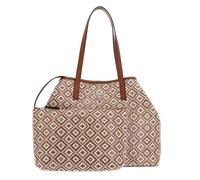 Guess Borsa Shopper Vikky II Large Donna Cognac