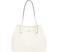 GUESS Vikky Metallo Oro Logo Donna Borsa IN Panna