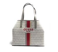 Guess - Vikky Tote Large con Logo in Pietra - - Bags - Donna - Grigio - ONE SIZE