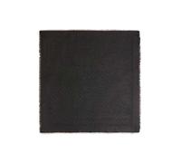 GUESS Vintage con Frangia Orlo Kefiah Donna Sciarpe IN Nero UK 3 - 8