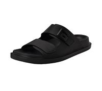 GUESS Vugon, Sandali Uomo, Black Saffiano Texture 002, 46 EU