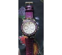 Guess Orologio analogico al quarzo da donna con cinturino in pelle W0775L6, Bracciale
