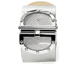GUESS w11510l3 - Orologio per Donna, Cinturino in pelle colore argento