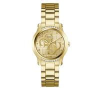 GUESS Orologio Analogico al Quarzo da Donna con Cinturino in Acciaio Inossidabile GW0861L2