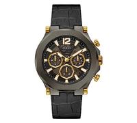 GUESS watches gents edge orologio Uomo Analogico Al quarzo con cinturino in Pelle di vitello GW0492G1