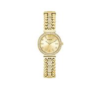 GUESS Women's Quartz Dress Watch with Stainless Steel Strap, Gold, 14 (Model: GW0401L2)