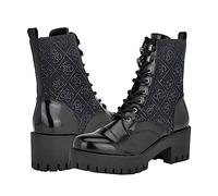 GUESS Watie - Stivali da combattimento da donna, Denim Nero 002, 38 EU