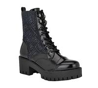 GUESS Watie - Stivali da Combattimento da Donna, Denim Nero 002, 41 EU
