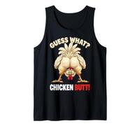 Guess What Chicken Butt Funny Chicken Men Women Kids Canotta