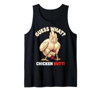 Guess What Chicken Butt Funny Chicken Men Women Kids Canotta