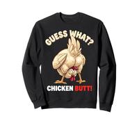 Guess What Chicken Butt Funny Chicken Men Women Kids Felpa