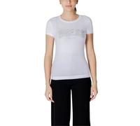 Guess White Cotton T-Shirt - IT38|XS