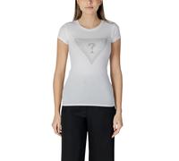 Guess White Cotton T-Shirt - IT38|XS