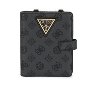 GUESS Wilder Travel Passport Holder Charcoal