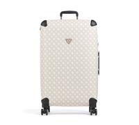 Guess Wilder Valigia trolley (4 ruote) beige, plastica, 46 x 77 x 33cm