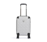 Guess Wilder Valigia trolley (4 ruote) grigio, pelle sintetica,plastica, donna