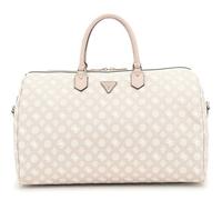 GUESS Wilder Weekender Duffel Bag Beige/White