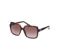 GUESS Women GU0015752F57 Sunglass, Occhiali Donna, Avana Scuro, 57