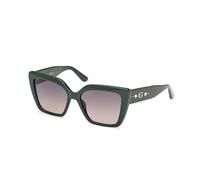 GUESS Women GU0016296B55 Sunglass, Occhiali Donna, Verde Scuro Lucido, 55
