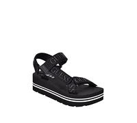 GUESS Avin, Sandali con Zeppa Donna, Nero, 39.5 EU