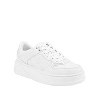 GUESS Women's Cleva Sneaker, Bianco, 39 EU