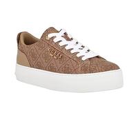 Guess Women's Genza Sneaker, Latte Multi 110, 40 EU