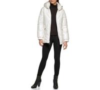 GUESS Women's Midweight Puffer Jacket Giacca per Le Mezze Stagioni, Cintura Corta Ecr, X-Large Donna
