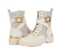 GUESS Women's Orana Combat Boot, Dove 150, 36 EU