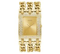 GUESS Women's Quartz Watch with Stainless-Steel Strap, Gold, 46 (Model: U1275L2)