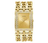 GUESS Women's Quartz Watch with Stainless-Steel Strap, Gold, 46 (Model: U1275L2)