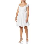 GUESS Women's Sleeveless Ciel Dress, Pure White, Medium