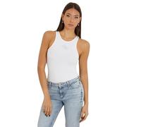 Guess Women's Sleeveless Round Neck Guendalina Top, Pure White
