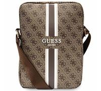 GUESS WONDEE - Custodia per tablet da donna con capacità fino a 10 pollici, goditi la moda come stile di vita con questa borsa organizer per gadget, regalo originale per donna, marrone e, Marrone e