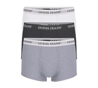 GUESS X3 Boxer Nero/Bianco/Grigio Uomo Trunk, grigio, XXL