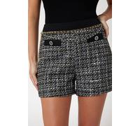 GUESS Yvonne Mix Denim Twe Black And White Bouc Taglia: XS | Outlet | Donna | Blu