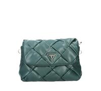 GUESS WG89 8619 ZAINA borsa a spalla in ecopelle trapuntata verde forest