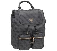 Guess Zaino Manhattan II con patta Donna 33 cm Nero/Grigio