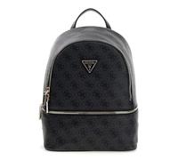 GUESS zaino Follie Travel Small Backpack Coal Logo grigio scuro