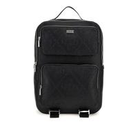 GUESS zaino per il tempo libero con scomparto per laptop Boston Squared Backpack Black nero